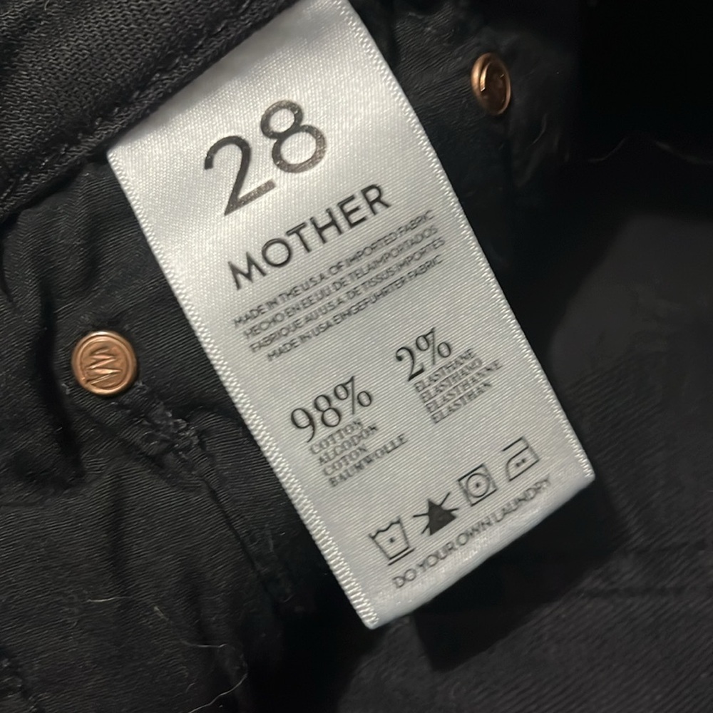 Mother The Looker Destroyed Ride Jeans Size 28 - Picture 9 of 14